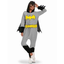 Déguisement Combinaison Batgirl Femme - Thème: Héros Et Super Méchants - Couleur: Argenté / gris - Taille: Medium