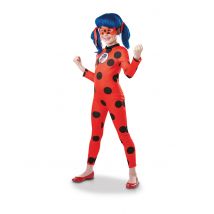 Déguisement Et Masque Miraculous Ladybug Fille - Thème: Héros Et Super Méchants - Couleur: Rouge - Taille: 3 à 4 ans (90 à 104 cm)