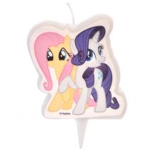 Bougie My Little Pony Fluttershy Et Rarity 6,5 Cm - Multicolore - Taille: Taille Unique