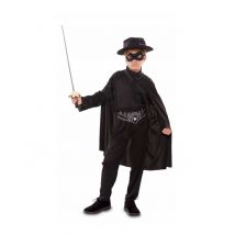 Déguisement De Bandit Masqué Garçon - Thème: Héros Et Super Méchants - Couleur: Noir - Taille: 5 à 6 ans (105-121 cm)