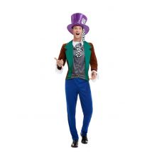 Déguisement Chapelier Fou Homme - Thème: Contes - Couleur: Multicolore - Taille: M