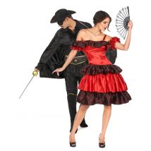 Déguisement De Couple Justicier Et Sa Femme - Thème: Héros Et Super Méchants - Couleur: Multicolore - Taille: Taille Unique