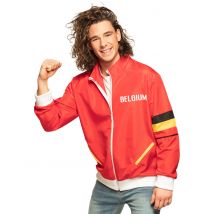 Veste Supporter Belgique Homme - Thème: Nationalité Et Supporters - Couleur: Rouge - Taille: L