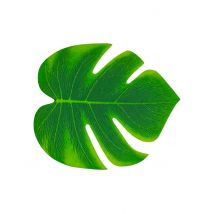 4 Feuilles Tropicales Vertes 21 X 18 Cm - Thème: Anniversaire - Couleur: Vert - Taille: Taille Unique