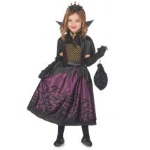 Déguisement Robe Chauve Souris Fille - Thème: Magie Et Horreur - Couleur: Noir - Taille: M 7-9 ans (120-130 cm)