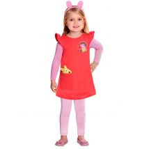 Déguisement robe Peppa Pig fille