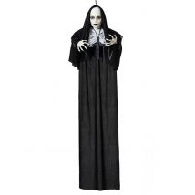 Décoration Lumineuse Nonne Suspendu 120 Cm - Thème: Magie Et Horreur - Couleur: Noir - Taille: Taille Unique