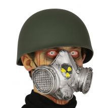 Masque À Gaz Nucléaire Adulte - Thème: Coronavirus - Couleur: Vert - Taille: Taille Unique