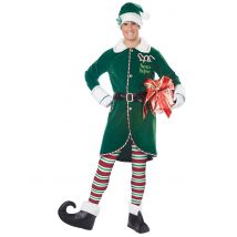 Déguisement Elfe Du Père Noel Luxe Homme - Thème: Elfe Et Lutin - Couleur: Vert - Taille: S/M