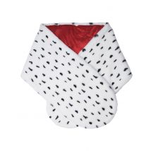 Echarpe En Faux Dalmatien Adulte - Thème: Héros Et Super Méchants - Couleur: Blanc - Taille: Taille Unique