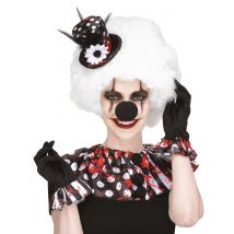 Kit Clown Macabre Adulte - Thème: Clowns, Cirque - Couleur: Noir - Taille: Taille Unique