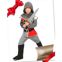 Coffret Cadeau Déguisement Chevalier Avec Accessoires Enfant - Thème: Chevaliers - Couleur: Multicolore - Taille: Taille Unique