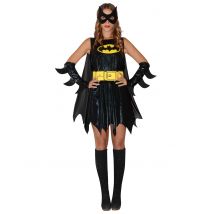 Déguisement Batgirl Femme - Thème: Super-héros - Couleur: Noir - Taille: Small