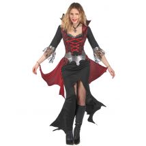Déguisement Vampire Baroque Femme - Thème: Magie Et Horreur - Couleur: Noir - Taille: L