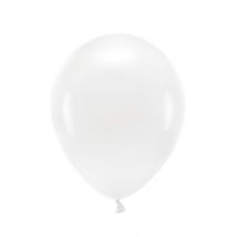 100 Ballons En Latex Pastel Blanc 26 Cm - Thème: Couleurs - Couleur: Blanc - Taille: Taille Unique