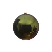 Boule De Noël Géante Verte 20 Cm - Taille: Taille Unique