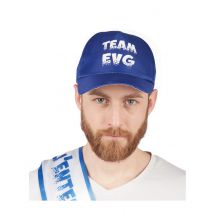 Casquette Bleue Team Evg Adulte - Thème: Humour - Couleur: Bleu - Taille: Taille Unique