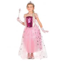Déguisement Et Accessoires De Princesse Rose Fille - Thème: Idées Cadeau Filles - Couleur: Rose - Taille: 6 - 8 ans