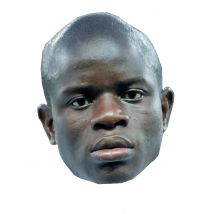Masque En Carton N'golo Kanté - Thème: Nationalité Et Supporters - Couleur: Noir - Taille: Taille Unique