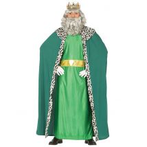 Déguisement Roi Mage Vert Adulte - Thème: Crèche - Couleur: Vert - Taille: L (52-54)