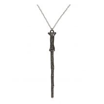 Collier Baguette De Sorcier - Thème: Carnaval - Couleur: Argenté / gris - Taille: Taille Unique