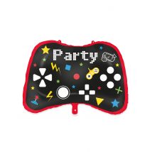 Ballon En Aluminium Gaming Party - Thème: Anniversaire - Couleur: Noir - Taille: Taille Unique