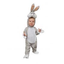 Déguisement Bugs Bunny Bébé - Thème: Héros Et Super Méchants - Couleur: Blanc - Taille: 1 à 2 ans
