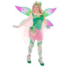 Déguisement Flora Enfant Winx Club - Thème: Héros Et Super Méchants - Couleur: Vert - Taille: 4 à 6 ans