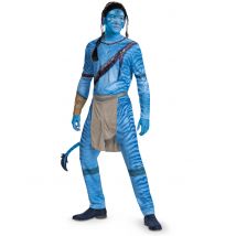 Déguisement Classique Avatar Jake Sully Homme - Thème: Personnages - Couleur: Bleu - Taille: XXL