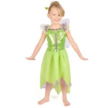Déguisement Fée Clochette Classique Enfant - Thème: Deguisements Disney - Couleur: Vert - Taille: 3 - 4 ans (97 - 109 cm)