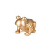 Grenouille En Résine Dorée 10 Cm - Thème: Magie Et Horreur - Doré