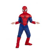 Déguisement Spiderman Musclé Luxe Enfant - Thème: Héros Et Super Méchants - Couleur: Noir - Taille: 3 à 4 ans (90 à 104 cm)