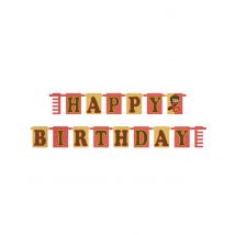 Guirlande En Carton Happy Birthday Kawaii Harry Potter 180 Cm - Thème: Magie Et Horreur - Multicolore