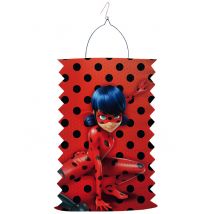 Lampion En Papier Ladybug 28 Cm - Thème: Héros Et Super Méchants - Rouge