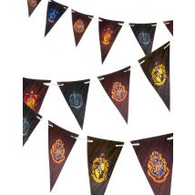 Guirlande À Fanions Harry Potter 2m - Thème: Héros Et Super Méchants - Multicolore