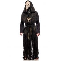 Déguisement Médecin De La Peste Avec Masque - Thème: Infirmières, Médecins - Couleur: Noir - Taille: M/L (48/54)