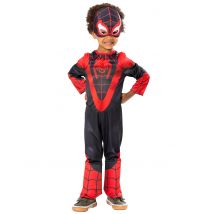 Déguisement Spinn Classique Enfant Spidey Et Ses Amis Extraordinaires - Thème: Idées Cadeau Garçons - Couleur: Rouge - Taille: 2 à 3 ans (83 à 97 cm)