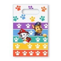 8 Sacs De Fête En Papier Pat' Patrouille 6.25 X 9.25cm - Thème: Animaux Et Petites Bêtes - Multicolore