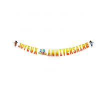Guirlande Papier Dragon Ball Z 250 Cm - Thème: Héros Et Super Méchants - Multicolore
