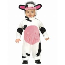 Déguisement Vache Bébé - Thème: Animaux Et Petites Bêtes - Couleur: Blanc - Taille: 12 - 18 mois (82 - 88cm)