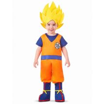 Déguisement Goku Super Saiyan Dragon Ball Z Bébé - Thème: Manga - Couleur: Orange - Taille: 1 - 2 ans (80 - 92 cm)