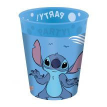 Gobelet Réutilisable Stitch 250 Ml - Thème: Dessins Animés, Bd - Bleu
