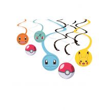 6 Suspensions Spirales Pokémon Pikachu - Thème: Héros Et Super Méchants - Multicolore