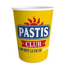 6 Gobelets Apéro Jaune - Thème: Humour - Couleur: Jaune - Taille: Taille Unique