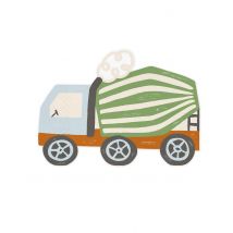 20 Serviettes Camions De Chantier 16 X 13 Cm - Thème: Dessins Animés, Bd - Multicolore