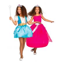 Déguisement Princesse Magique 2 En 1 Fille - Thème: Idées Cadeau Filles - Couleur: Multicolore - Taille: 5 - 6 ans (110 - 122 cm)