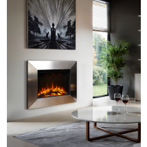 Celsi DLX Impulse 600 Hole in the Wall Electric Fire - Silver