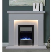 Gallery Collection Hopton Black Inset Electric Fire