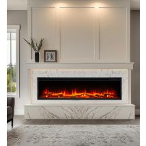 BlazeBright Alnwick Deep Lux 1830 Hole In The Wall Electric Fire