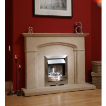 Axon Franklin Limestone Fireplace